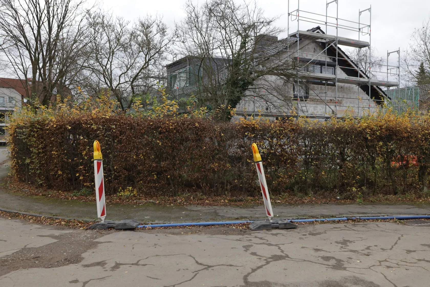 Einfamilienhaus wird modern